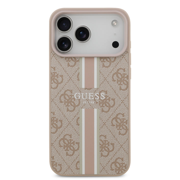 Funda Guess Original iPhone 17/18 Pro MagSafe Piel Rosa