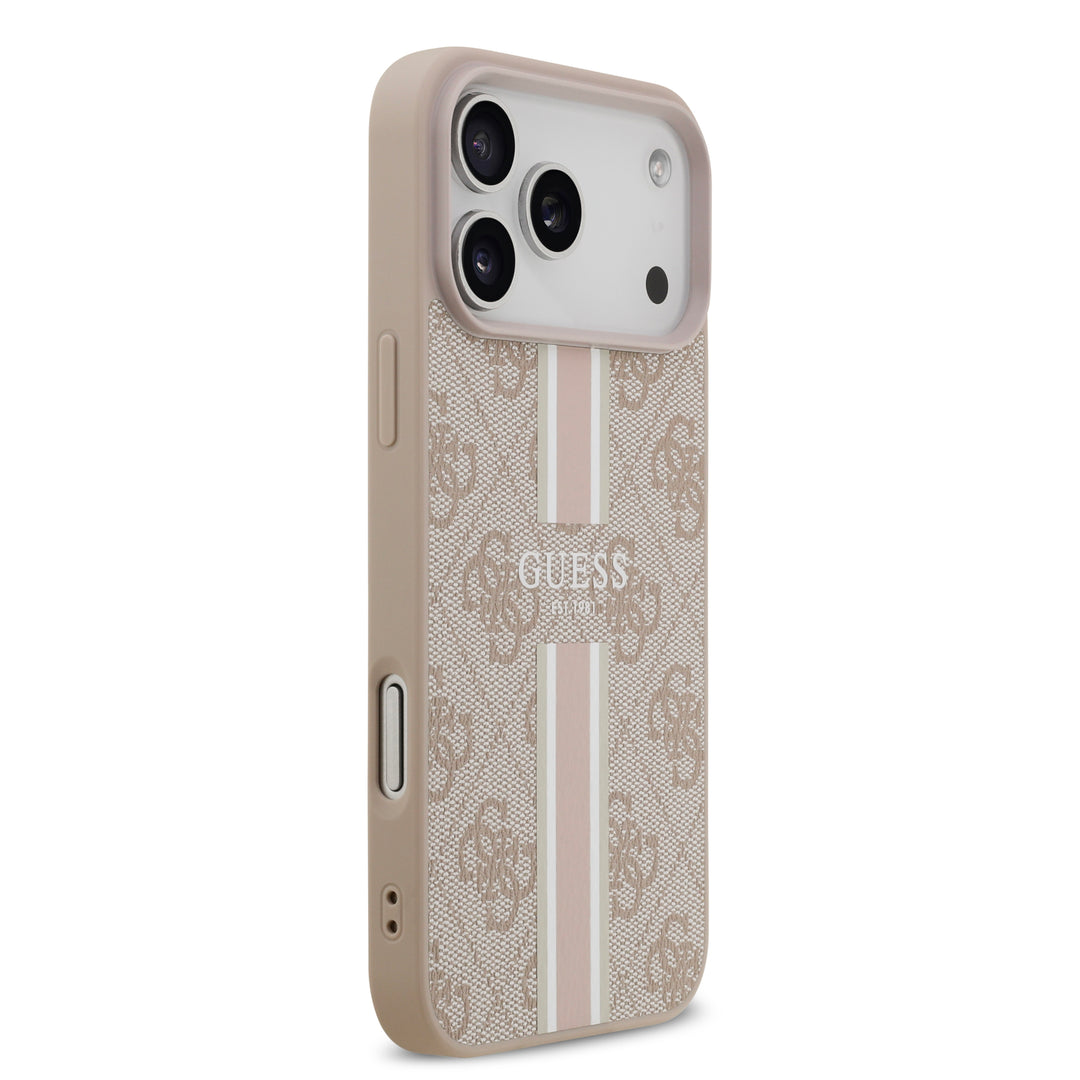 Funda Guess Original iPhone 17/18 Pro MagSafe Piel Rosa
