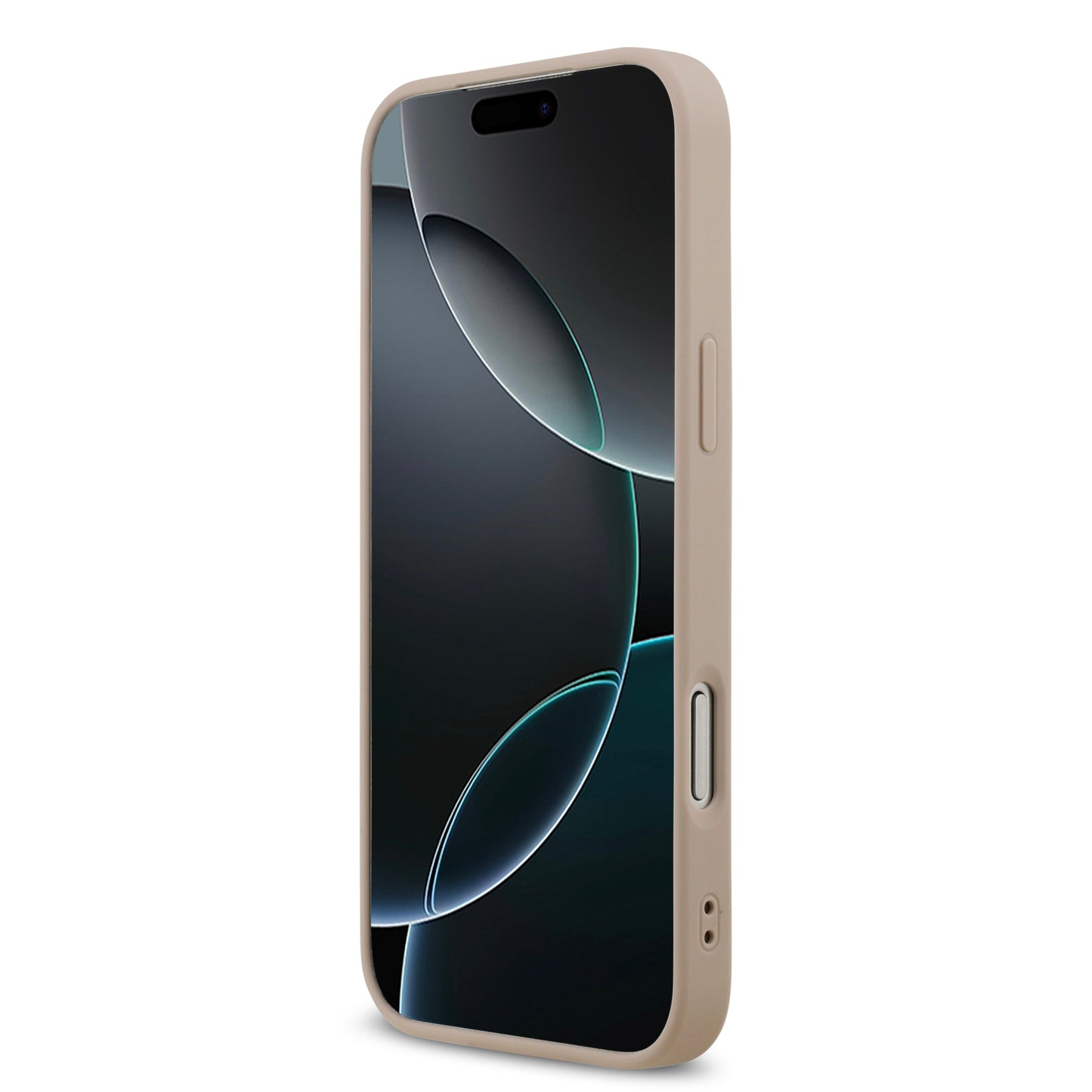 Funda Guess MagSafe de Piel Rosa con Franjas y Logotipo 4G para iPhone 17 Pro | Case Original de Lujo