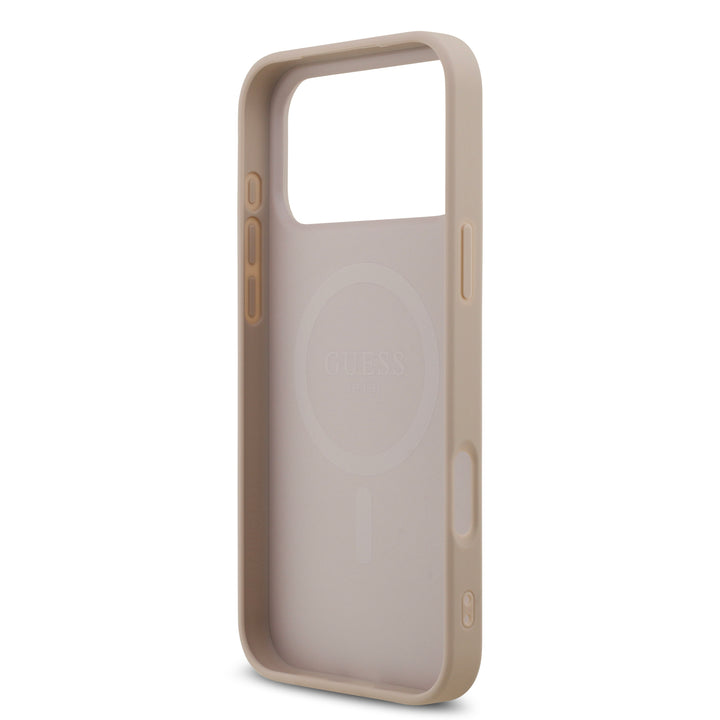 Funda Guess Original iPhone 17/18 Pro MagSafe Piel Rosa