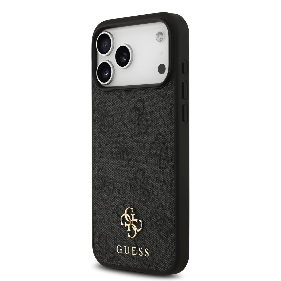 Funda Guess Original iPhone 17/18 Pro MagSafe Piel Negra