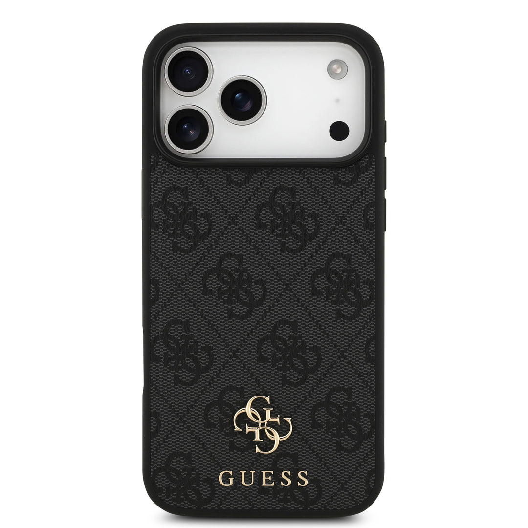 Funda Guess Original iPhone 17/18 Pro MagSafe Piel Negra