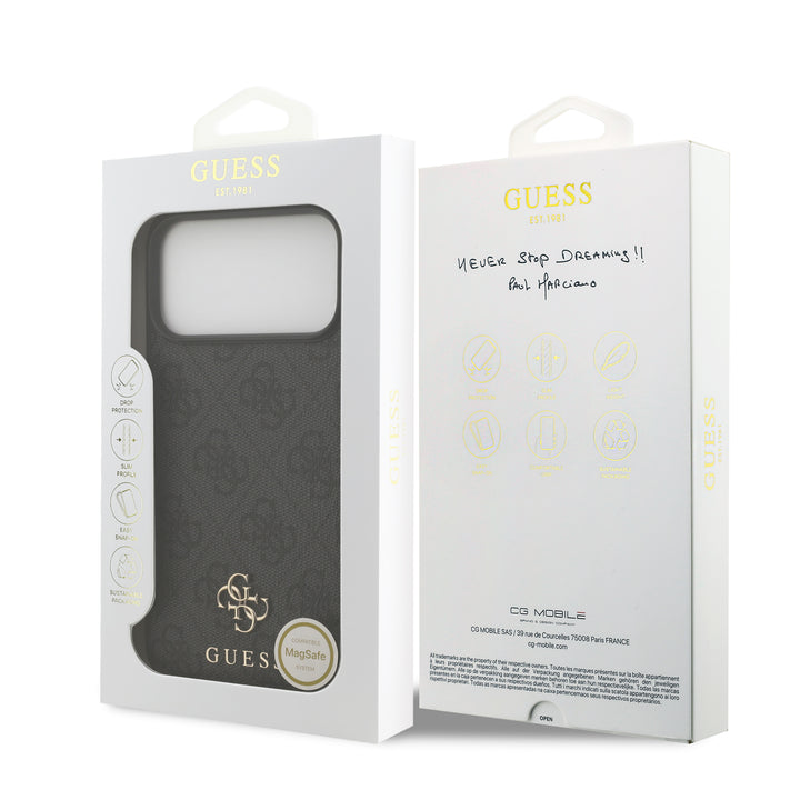 Funda Guess Original iPhone 17/18 Pro Max MagSafe Negra