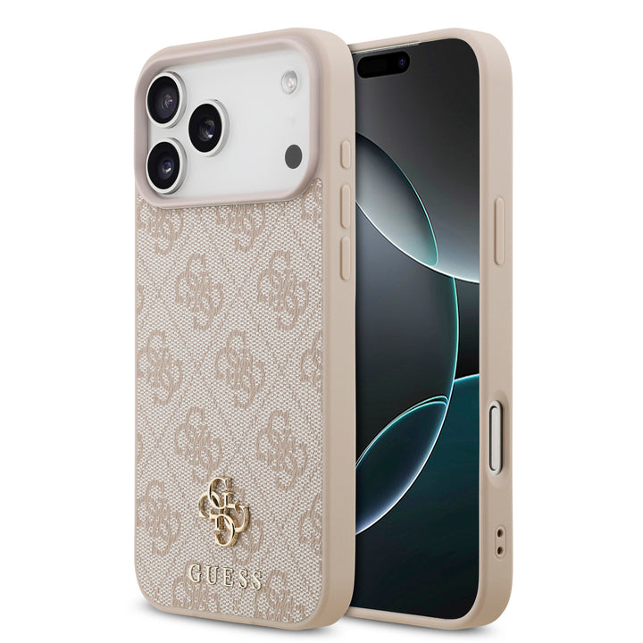 Funda Guess Original iPhone 17/18 Pro MagSafe Piel Rosa