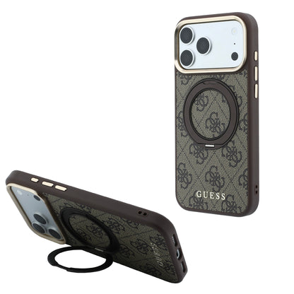 Funda Guess Original iPhone 18 Pro Soporte Café