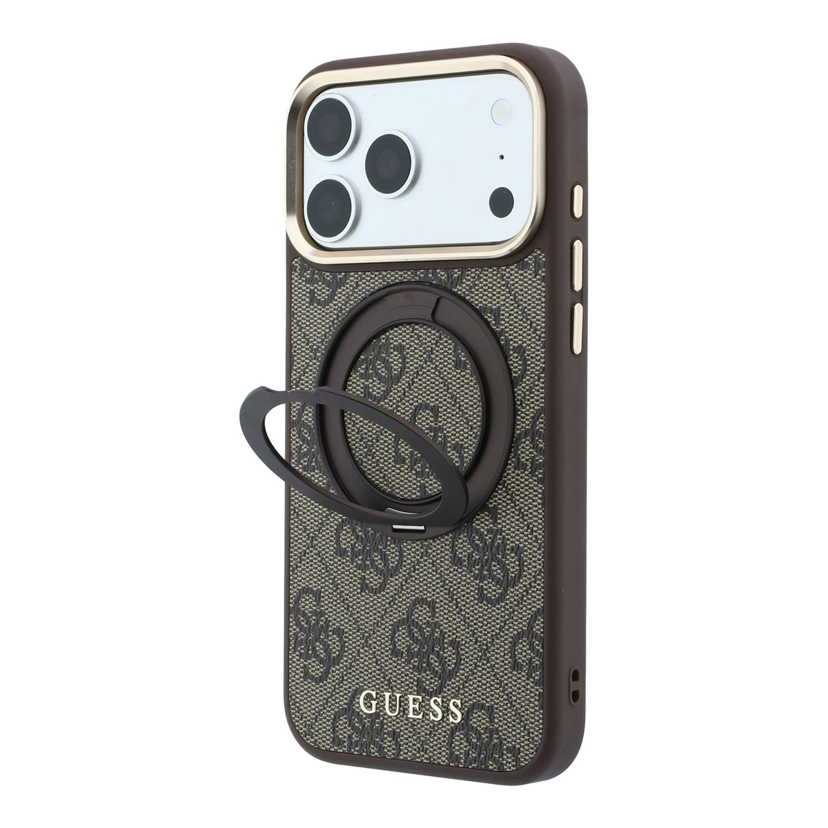 Funda Guess Original iPhone 18 Pro Soporte Café