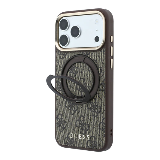 Funda Guess Original iPhone 18 Pro Soporte Café