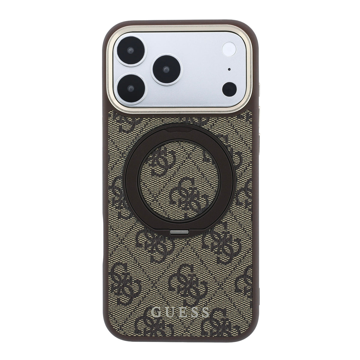 Funda Guess Original iPhone 18 Pro Soporte Café