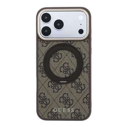 Funda Guess Original iPhone 18 Pro Soporte Café