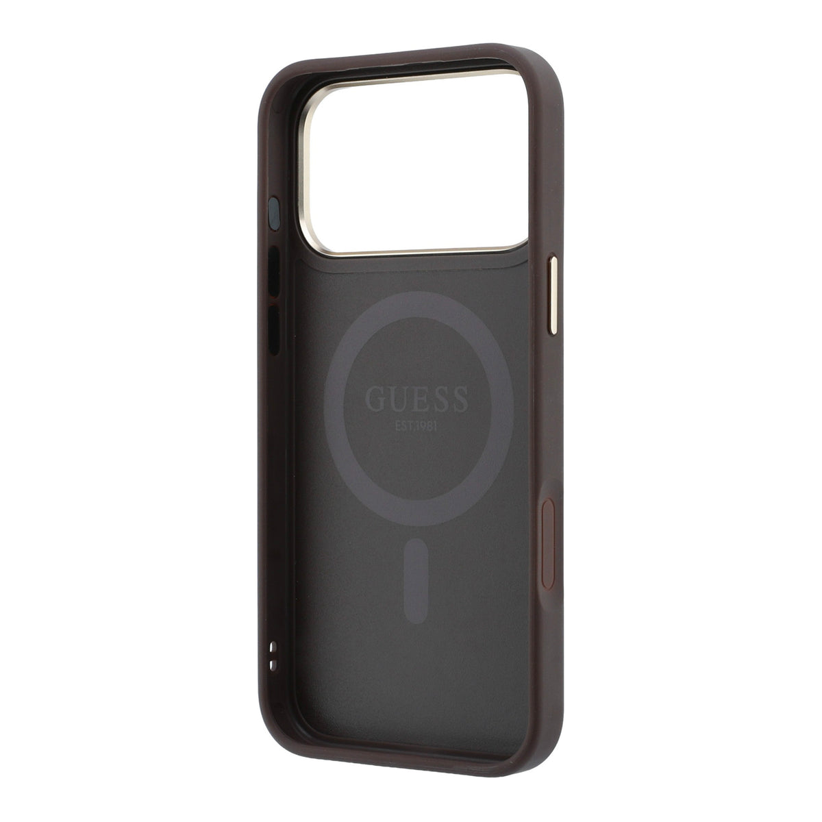 Funda Guess Original iPhone 18 Pro Soporte Café
