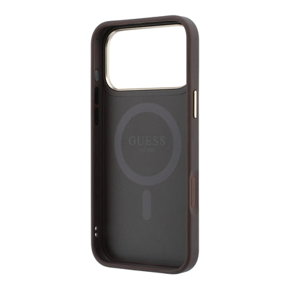 Funda Guess Original iPhone 18 Pro Soporte Café