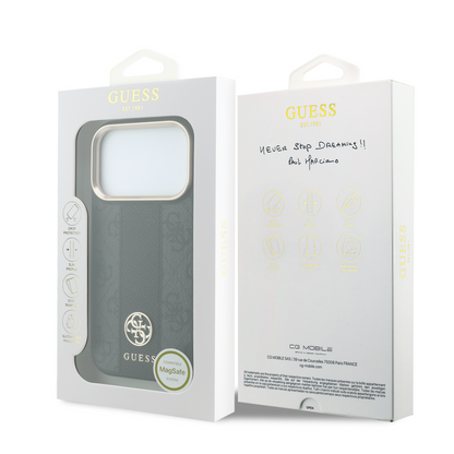 Funda Guess Original iPhone 18 Pro Franja 4G Negra