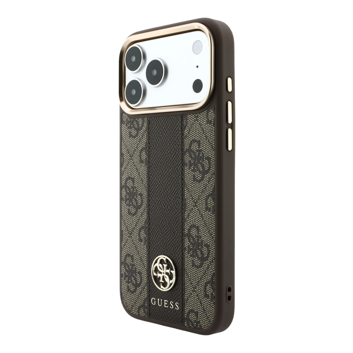 Funda Guess Original iPhone 18 Pro Franja 4G Café