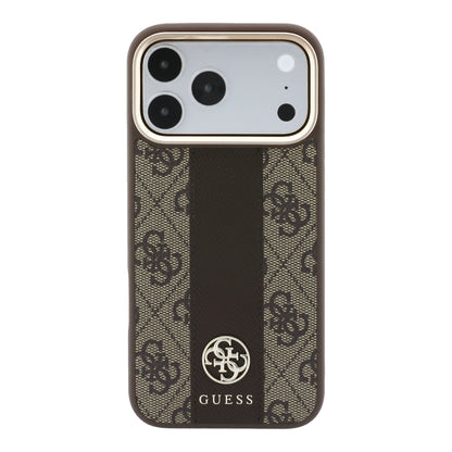 Funda Guess Original iPhone 18 Pro Franja 4G Café