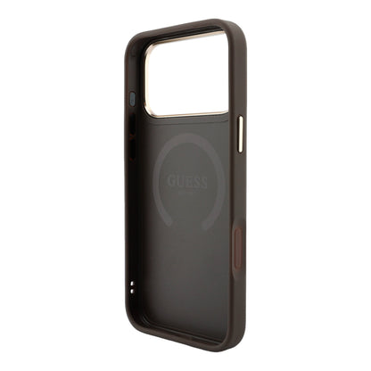 Funda Guess Original iPhone 18 Pro Max Franja 4G Café
