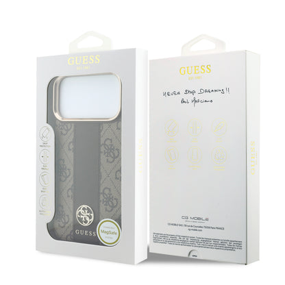 Funda Guess Original iPhone 18 Pro Max Franja 4G Café