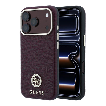 Funda Guess Original iPhone 18 Pro Max MagSafe Vino