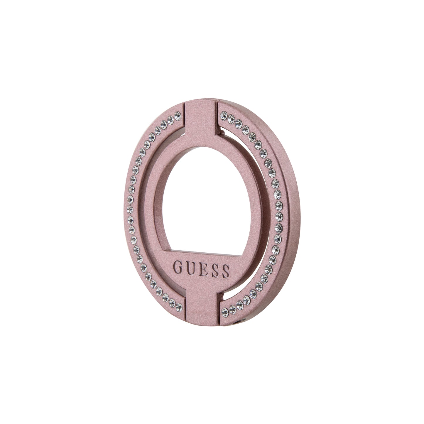 Soporte Guess MGSF Con Diamantes Rosa – Accesorio Elegante para iPhone