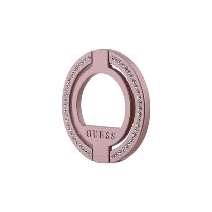 Soporte Guess MGSF Con Diamantes Rosa – Accesorio Elegante para iPhone