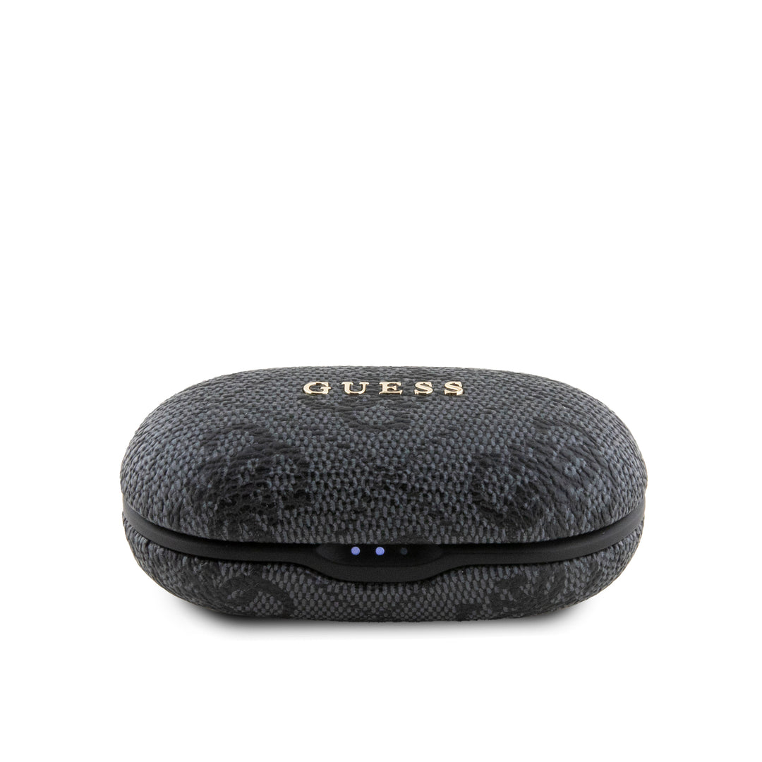 Audífonos Guess TWS 4G con Logo Metálico Negro