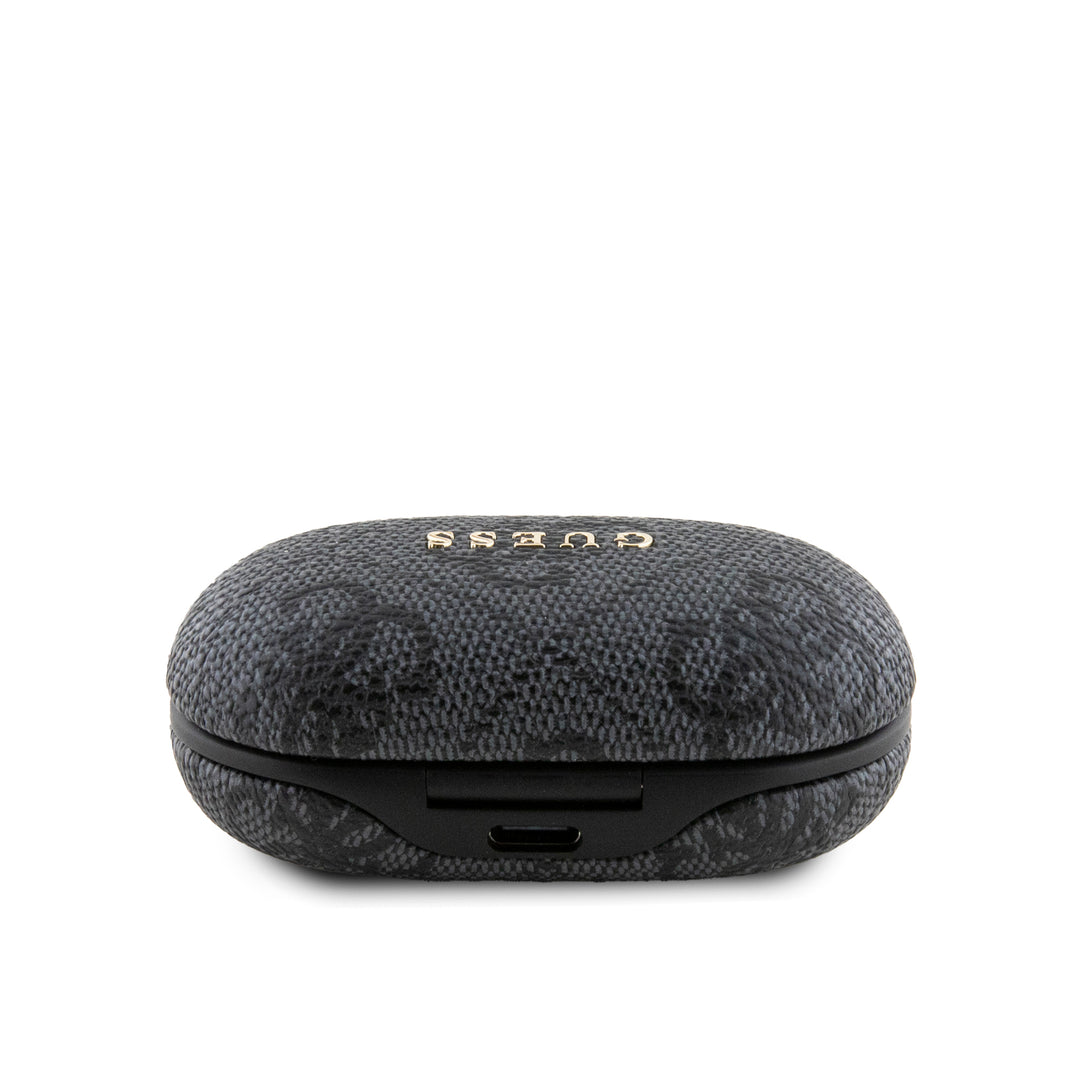 Audífonos Guess TWS 4G con Logo Metálico Negro