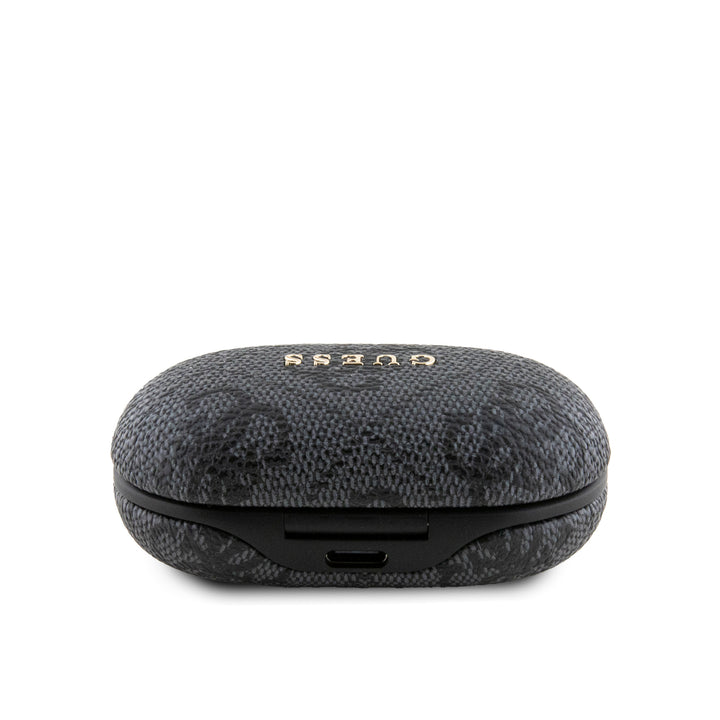 Audífonos Guess TWS 4G con Logo Metálico Negro