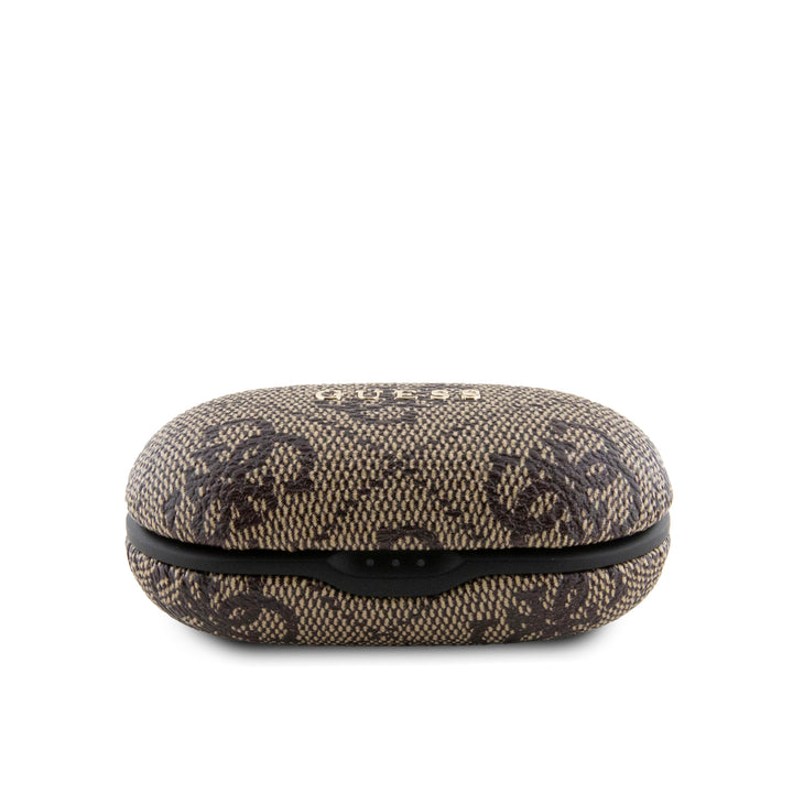 Audífonos Guess TWS 4G con Logo Metálico Café