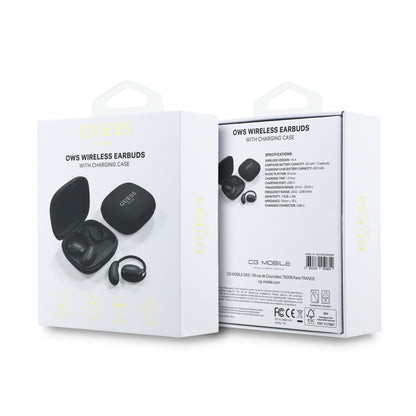 Auriculares Guess OWS Inalámbricos Negro | Logo Clásico y Sonido Premium