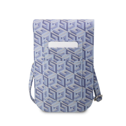 Wallet Guess Cubos Universal Azul – Estilo y Elegancia en Tu Bolsillo