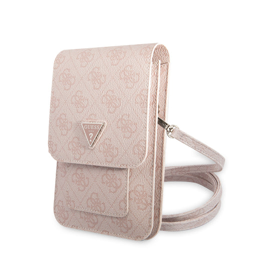 Cartera Guess Rosa 4G Triángulo – Estilo Femenino y Sofisticado para Mujer