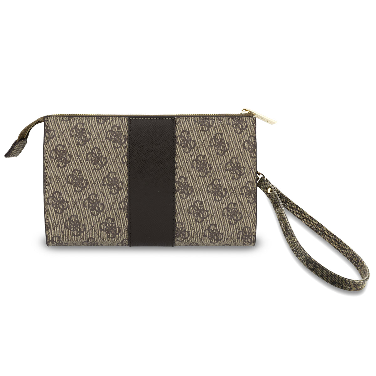 Cartera Guess Original Universal 4G Franja Cafe