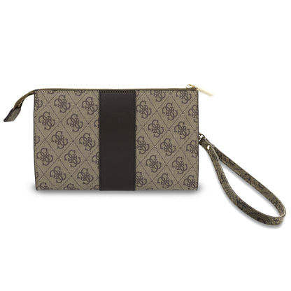 Cartera Guess Original Universal 4G Franja Cafe