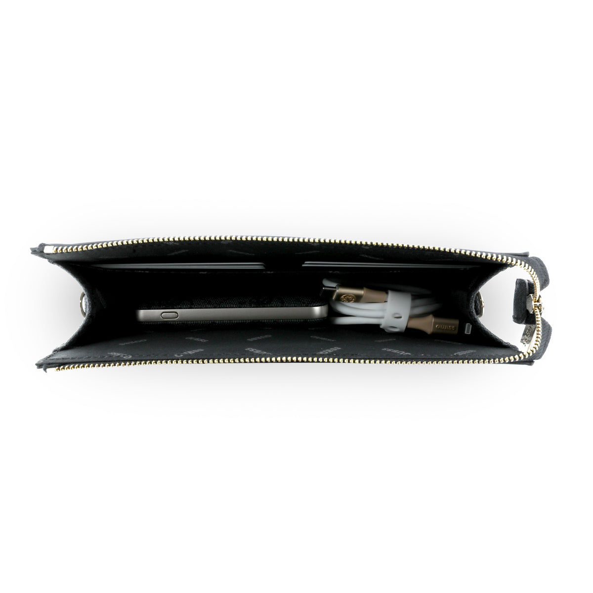 Cartera Guess Original Universal Peony 4G Negra