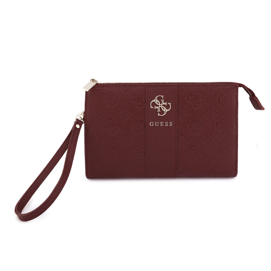 Cartera Guess Original Universal Peony 4G Vino