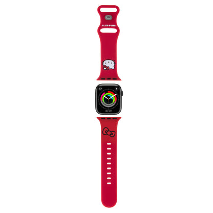 Correa Hello Kitty Silicon para Apple Watch 38/40 mm Roja – Estilo y Comodidad