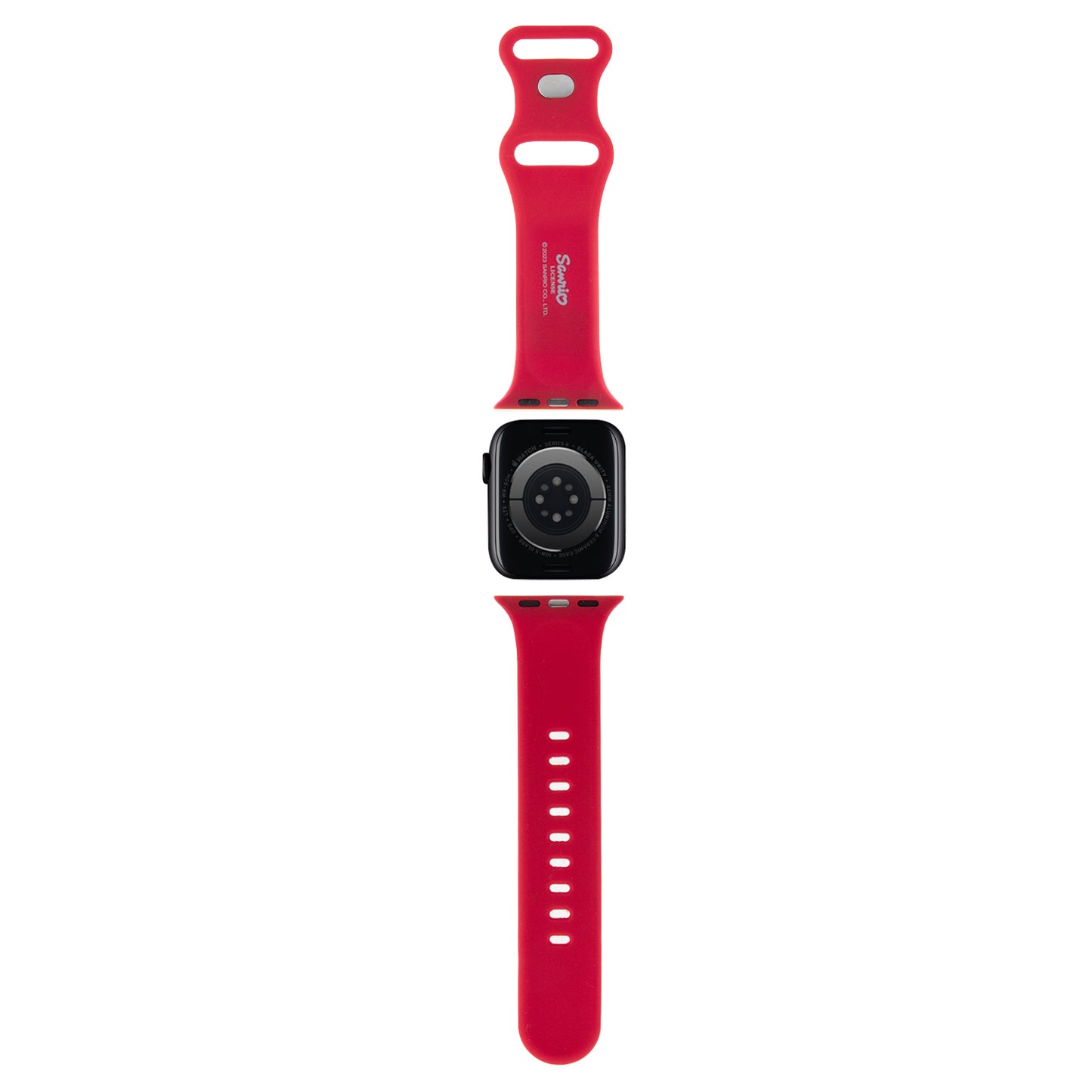 Correa Hello Kitty Silicon para Apple Watch 38/40 mm Roja – Estilo y Comodidad