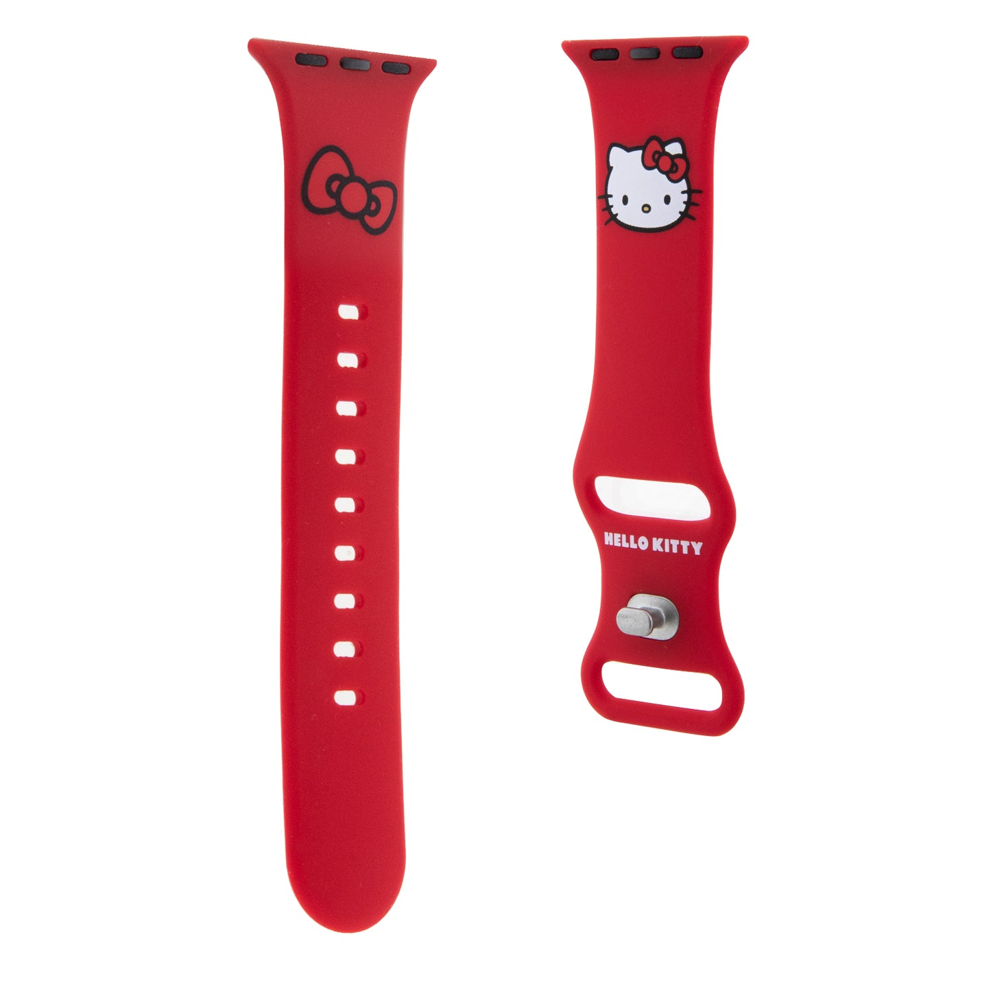 Correa Hello Kitty Silicon para Apple Watch 38/40 mm Roja – Estilo y Comodidad