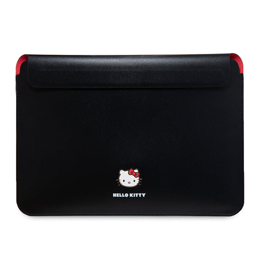 Funda Hello Kitty TPU para Laptop | Logo Metálico Negro | Protección y Estilo