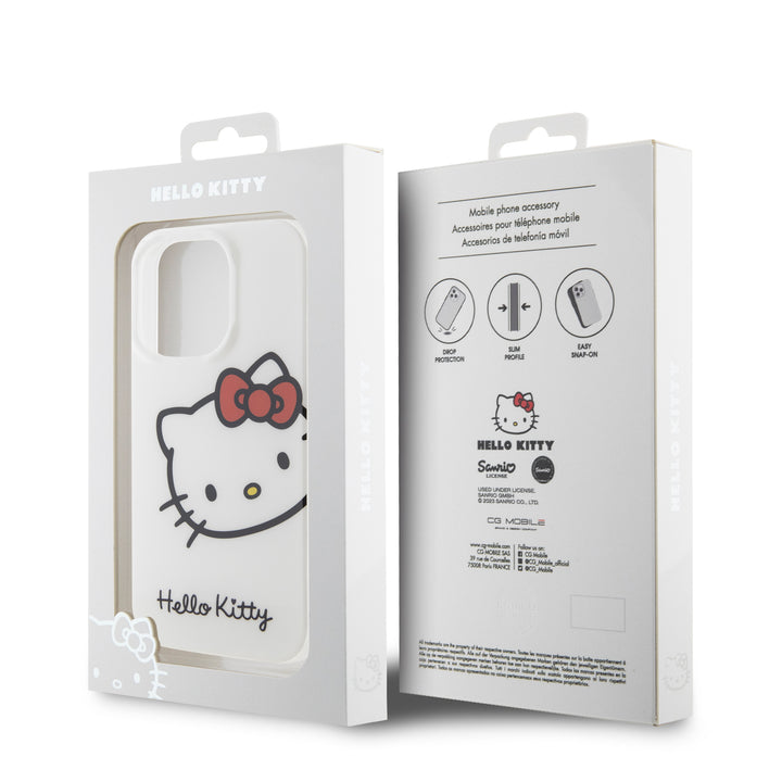 Funda Hello Kitty Original iPhone 15 Pro Cabeza Logo