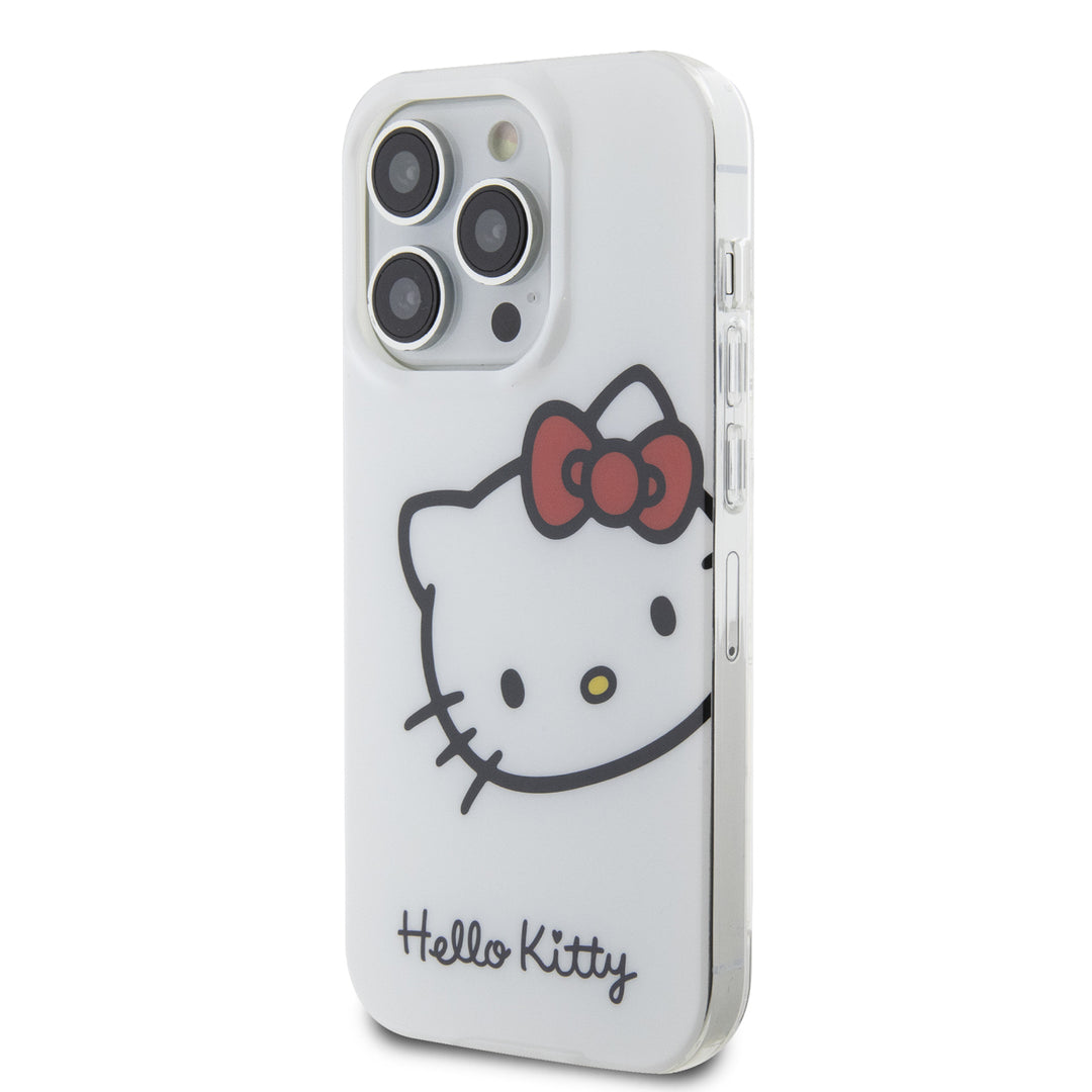 Funda Hello Kitty Original iPhone 15 Pro Cabeza Logo