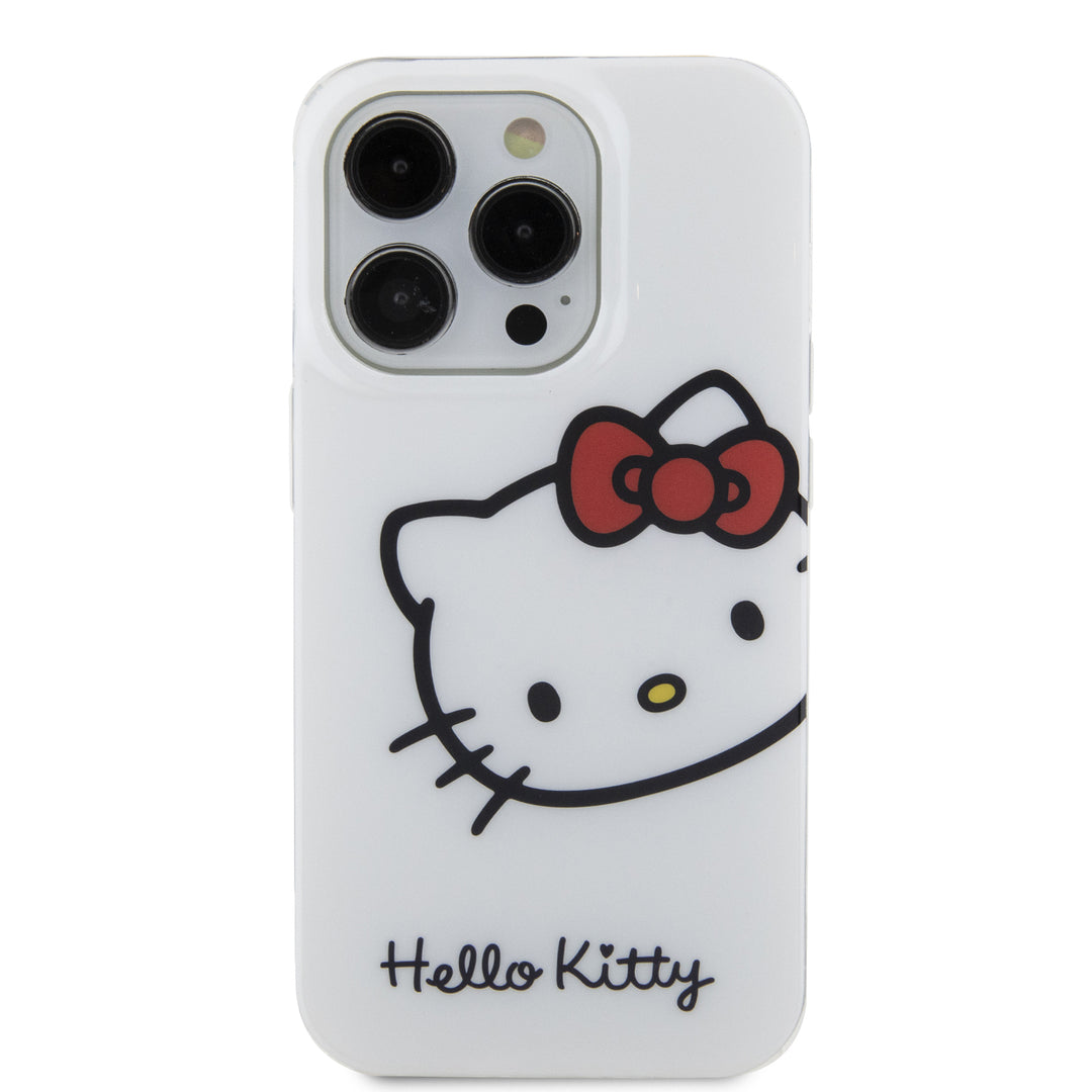 Funda Hello Kitty Original iPhone 15 Pro Cabeza Logo