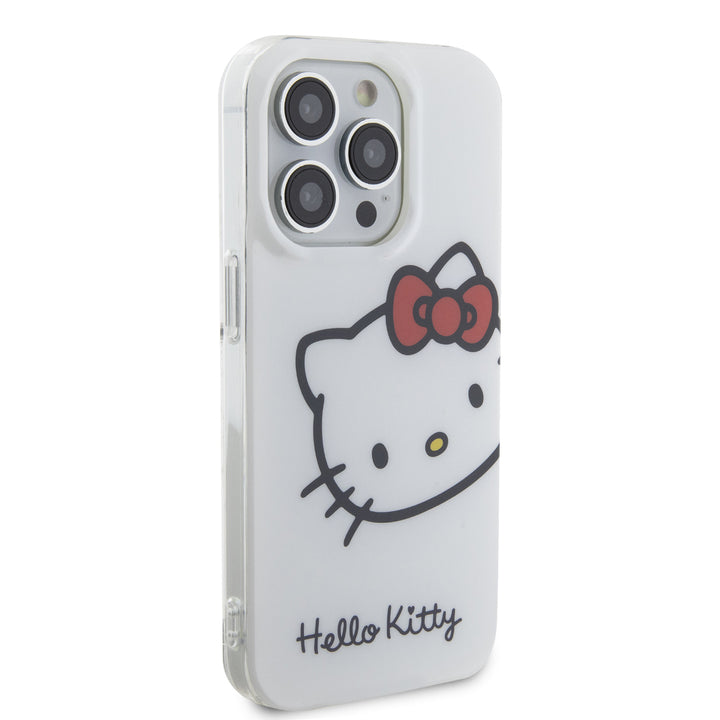 Funda Hello Kitty Original iPhone 15 Pro Cabeza Logo