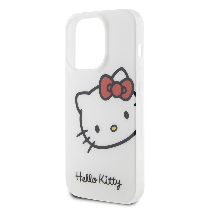 Funda Hello Kitty Original iPhone 15 Pro Cabeza Logo