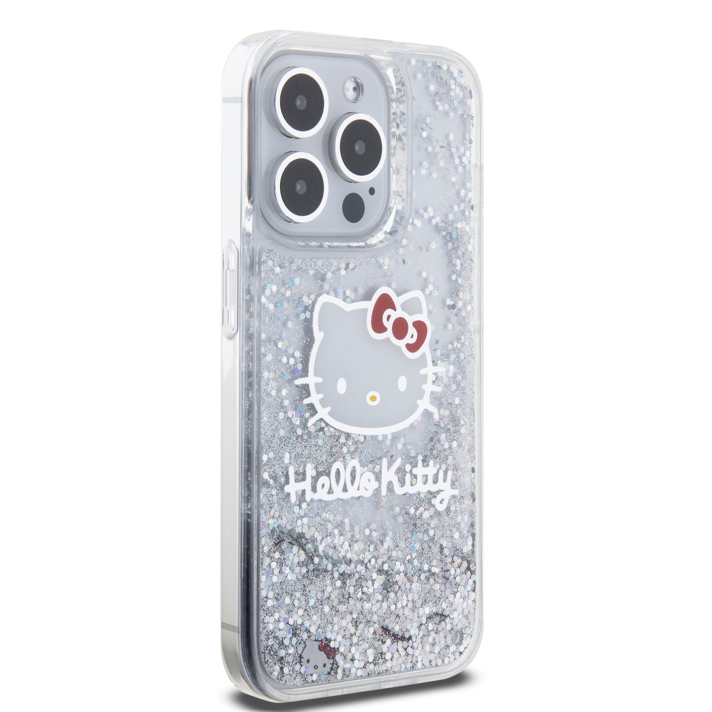 Funda Hello Kitty Diamantina para iPhone 15 Pro – Transparente y Brillante