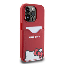Cargar imagen en el visor de la galería, Case Hello Kitty Logo Orejas Kitty con Tarjetero iPhone 15 Pro