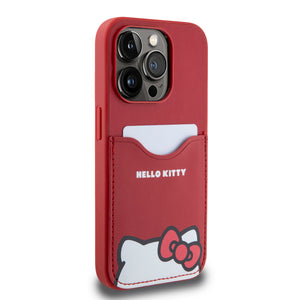 Case Hello Kitty Logo Orejas Kitty con Tarjetero iPhone 15 Pro