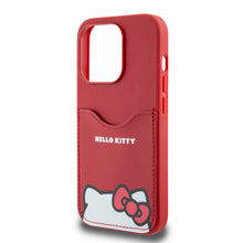 Cargar imagen en el visor de la galería, Case Hello Kitty Logo Orejas Kitty con Tarjetero iPhone 15 Pro