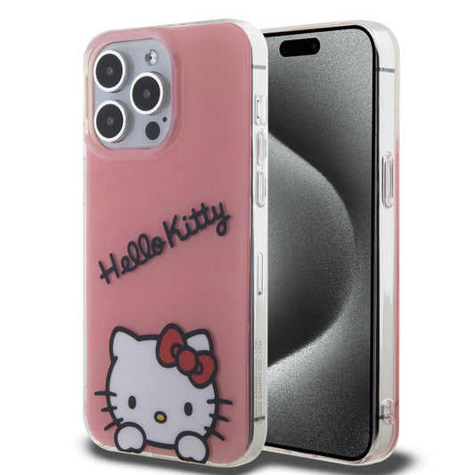 Case Hello Kitty Cara para iPhone 15 Pro Max – Rosa | Protección y Dulzura en un Solo Accesorio