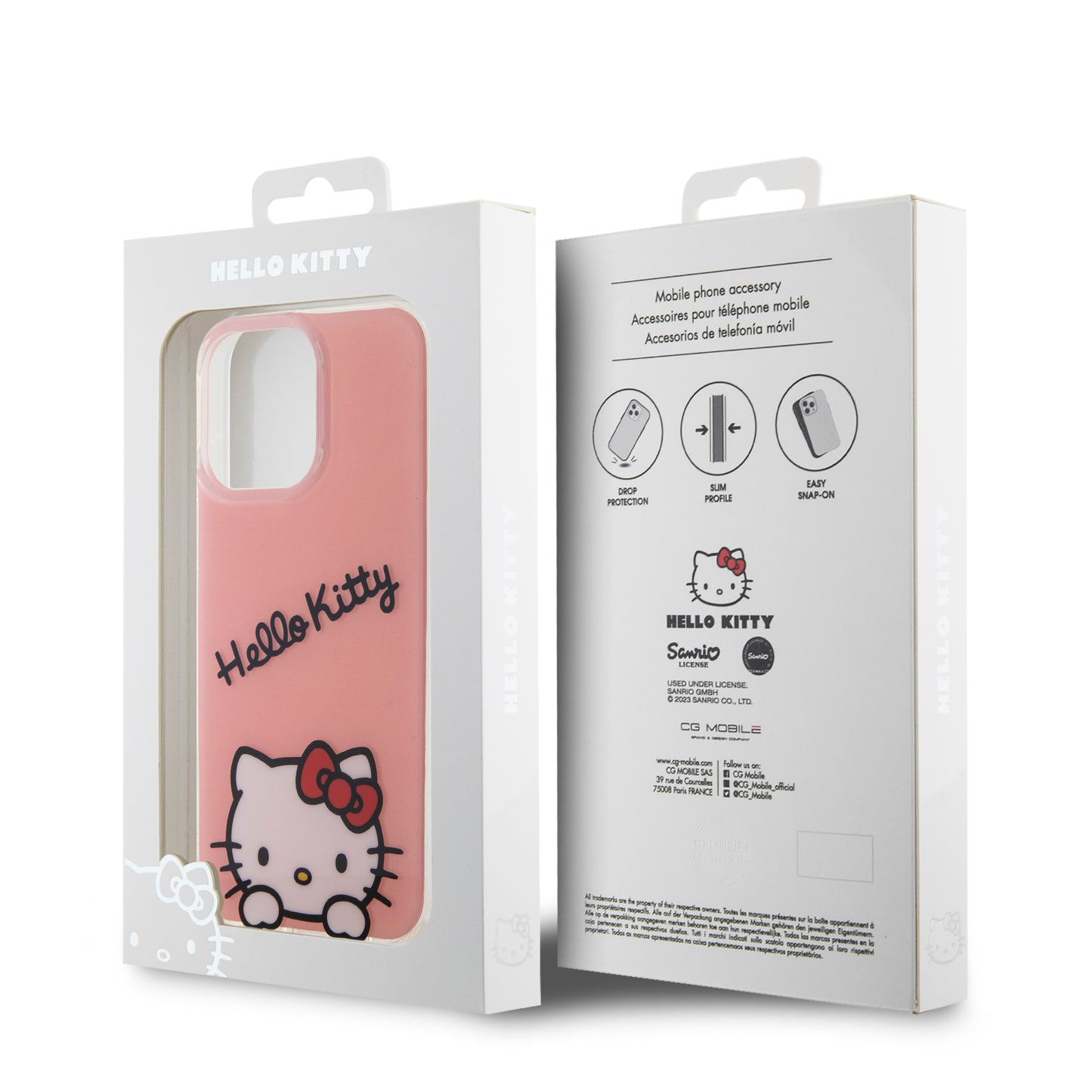 Case Hello Kitty Cara para iPhone 15 Pro Max – Rosa | Protección y Dulzura en un Solo Accesorio