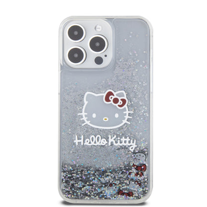 Case Hello Kitty Diamantina Transparente para iPhone 15 Pro Max – Brillo y Protección